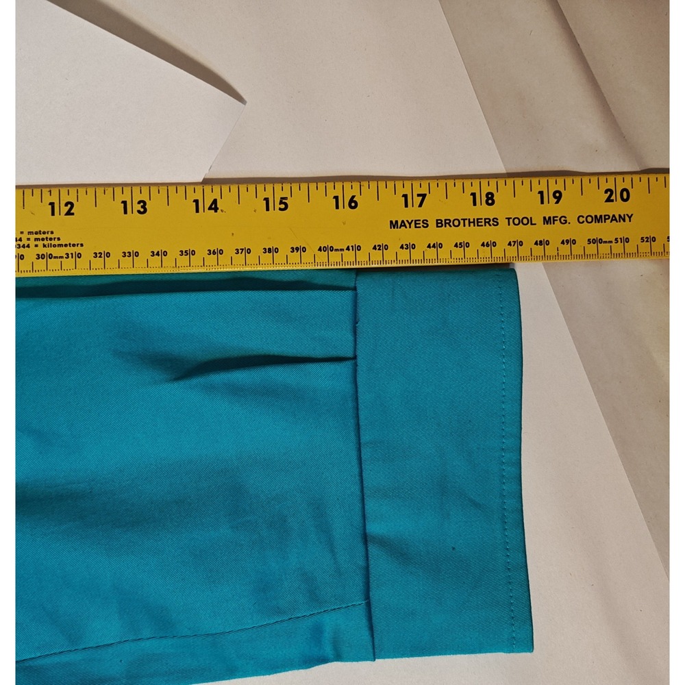 Joan Rivers Jacket Womens Small Teal Blue Cinched Waist 3/4 Sleeve A89526 - Picture 11 of 12